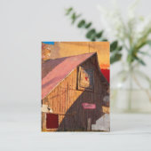 Scheunen Collage Postkarte (Stehend Vorderseite)