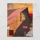 Scheunen Collage Postkarte (Vorderseite)