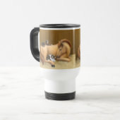 Scheunen-Freund-Pferdereise-Tasse Reisebecher (Vorderseite Links)
