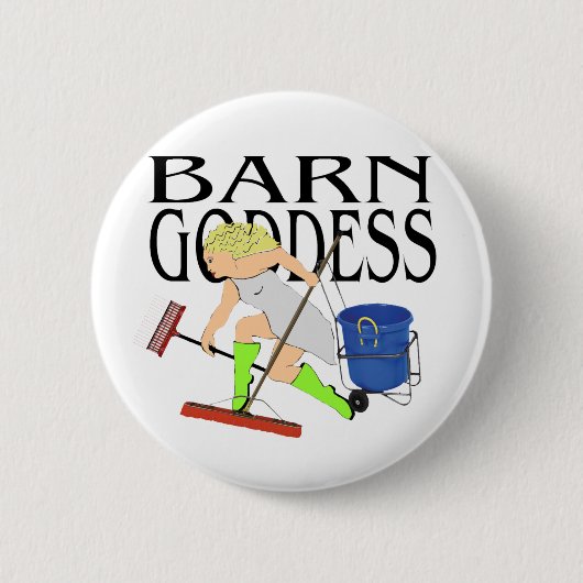 Scheunen-Göttin Button (Vorderseite)