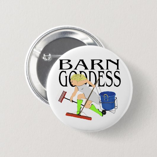 Scheunen-Göttin Button (Vorne & Hinten)