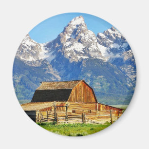 Scheunen großartige Tetons Berge Magnet
