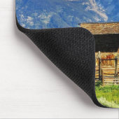 Scheunen großartige Tetons Berge Mousepad (Ecke)