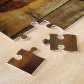 Scheunen-Holz-Weißwedelhirsch des Outdoorsman Puzzle (Seite)