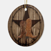 Scheunen-hölzerne Keramik Ornament (Links)