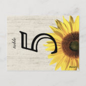 Scheunen-hölzerne Postkarte (Rückseite)