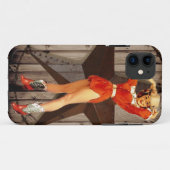Scheunen-hölzernes einziges Stern-Western-Land Case-Mate iPhone Hülle (Rückseite (Horizontal))