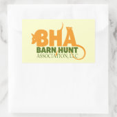 Scheunen-Jagd-Vereinigung LLC-Logo-Gang Rechteckiger Aufkleber (Tasche)