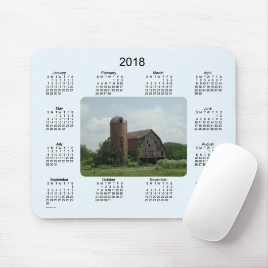 Scheunen-Kalender 2018 durch Janz Mausunterlage Mousepad (Mit Mouse)