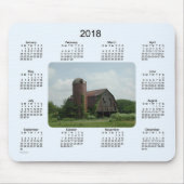 Scheunen-Kalender 2018 durch Janz Mausunterlage Mousepad (Vorne)