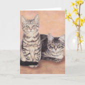 Scheunen-Kätzchen-Gruß-Karte durch Charlotte Karte (Gelbe Blume)