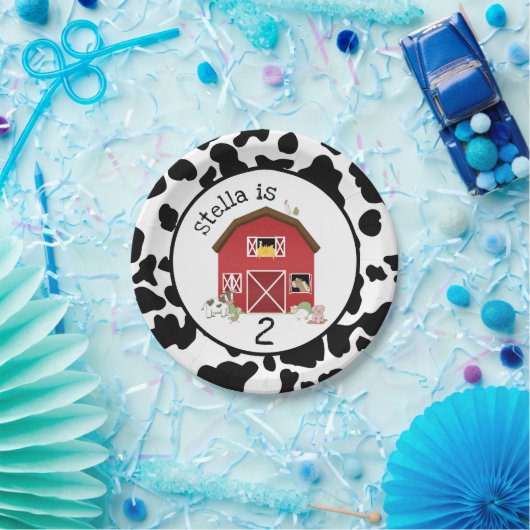 Scheunen-Platte Pappteller (Party)