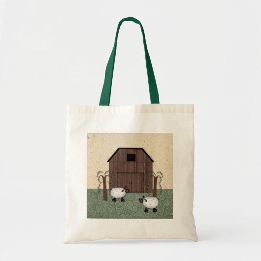 Scheunen-Schaf-Tasche Tragetasche (Vorne)