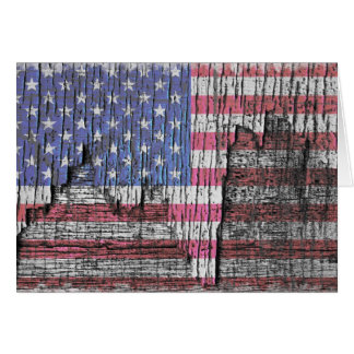Scheunen-Schälende Bemalte Patriotische Amerikanis