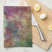 Scheunen-Schwalben-Fantasiesechziger jahre zwei Handtuch (Viertel Falte)