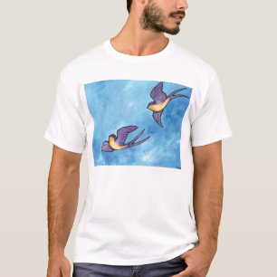 Scheunen-Schwalben-Freunde T-Shirt