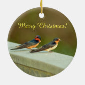 Scheunen-Schwalben Keramikornament (Hinten)