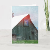 Scheunen-Steppdecken-Schmutz Karte (Vorderseite)