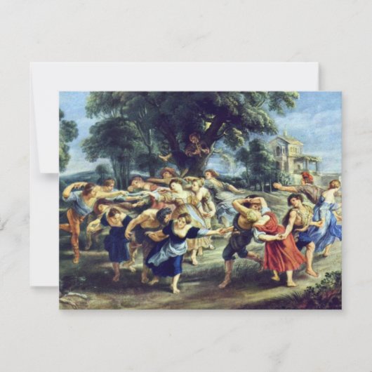 Scheunen-Tanz durch Rubens Peter Paul (beste Einladung (Vorderseite)