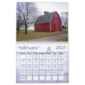 Scheunen von Nordiowa Kalender (Feb 2027)