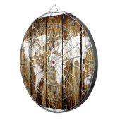 Scheunen-Weltkarte 2 Dartscheibe (Vorderseite rechts)