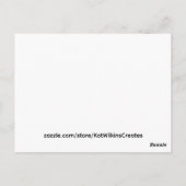Scheunen-Zwilling-Reflexion Postkarte (Rückseite)