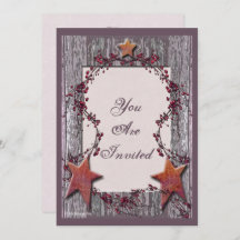 Scheunenbretter verrosteten Sterne