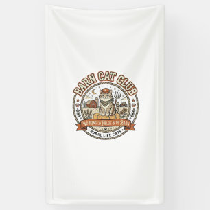 Scheunenkatzenclub Katze Bauernhof Tier Mashup Kat Banner