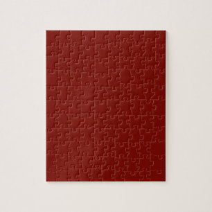 Scheunenrot (einfarbig)  puzzle