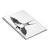 Scheunenschwalbe Notizblock (Rechte Seite)