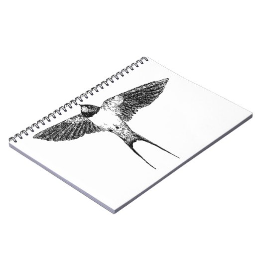 Scheunenschwalbe Notizblock (Linke Seite)