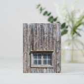Scheunenseite mit Fenster Postkarte (Stehend Vorderseite)