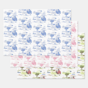 Scheunentoilette Geschenkpapier Set