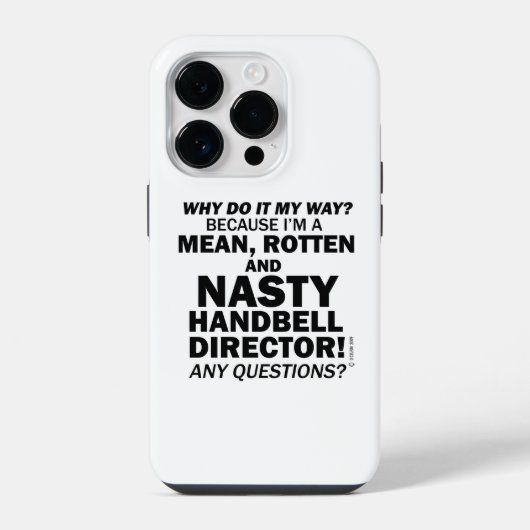 Scheußlicher Handglocken-Dirigent Case-Mate iPhone Hülle (Rückseite)