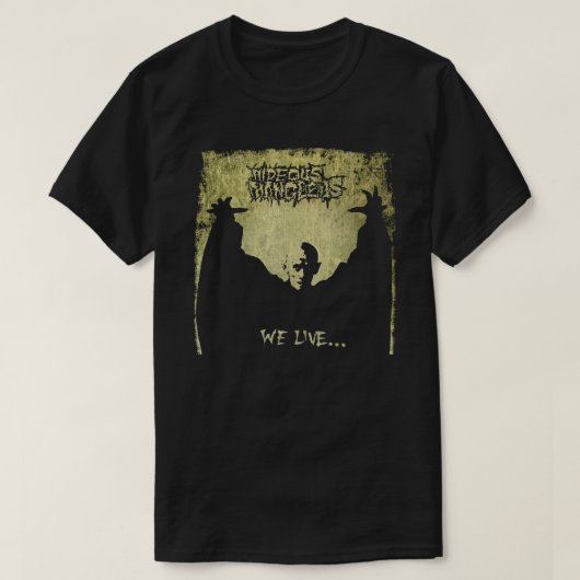 Scheußliches Mangleus Wir leben ... DU SCHLÄFST!!! T-Shirt (Design vorne)