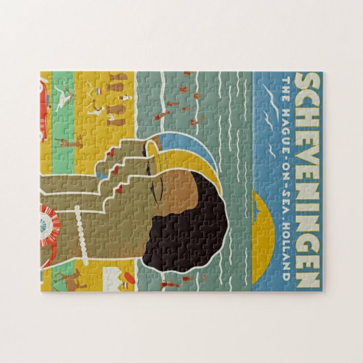 Scheveningen ~ Den Haag auf Meer, Holland Puzzle (Horizontal)