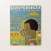 Scheveningen ~ Den Haag auf Meer, Holland Puzzle (Vertikal)