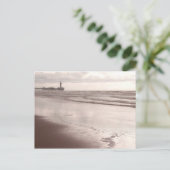 Scheveningen Dier in der Dämmerung Postkarte (Stehend Vorderseite)