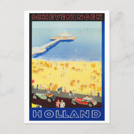 Scheveningen Holland Vintage Reise Postkarte
