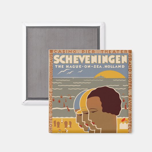 Scheveningen Magnet (Vorderseite/Rückseite)