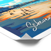 Scheveningen Niederlande Reisebeschreibung Poster (Ecke)