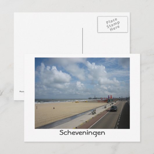 Scheveningen Postkarte (Vorne/Hinten)