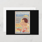 Scheveningen sun see vintage poster postkarte (Vorne/Hinten)