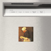 Scheveningen Woman Portrait von Vincent van Gogh Magnet (In Situ (Geschirrspüler))