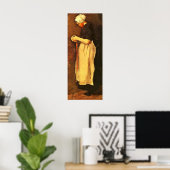 Scheveningen Woman Portrait von Vincent van Gogh Poster (Heimbüro)