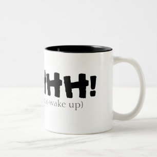 SCHH! ZWEIFARBIGE TASSE