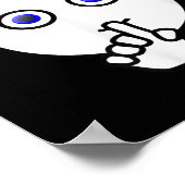 Schhhhhh!! Seien Sie ruhig, lustiges Teemaschine S Poster (Ecke)