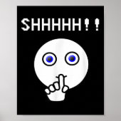 Schhhhhh!! Seien Sie ruhig, lustiges Teemaschine S Poster (Vorne)