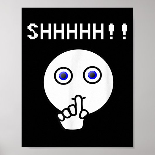 Schhhhhh!! Seien Sie ruhig, lustiges Teemaschine S Poster (Vorne)