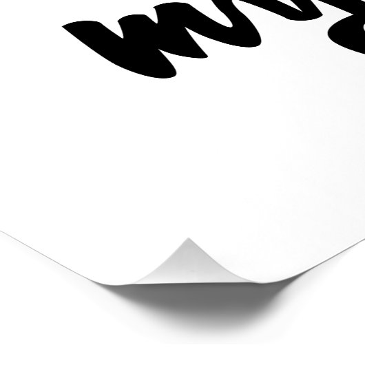 Schhhhhhh! Du störst mein Einhorn! Poster (Ecke)